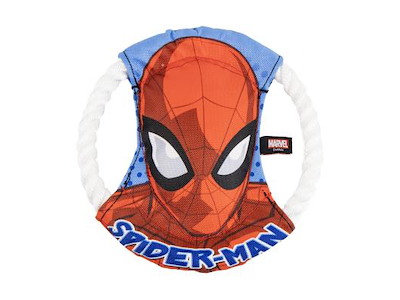 Spider-Man Frisbee med Reb til Hund