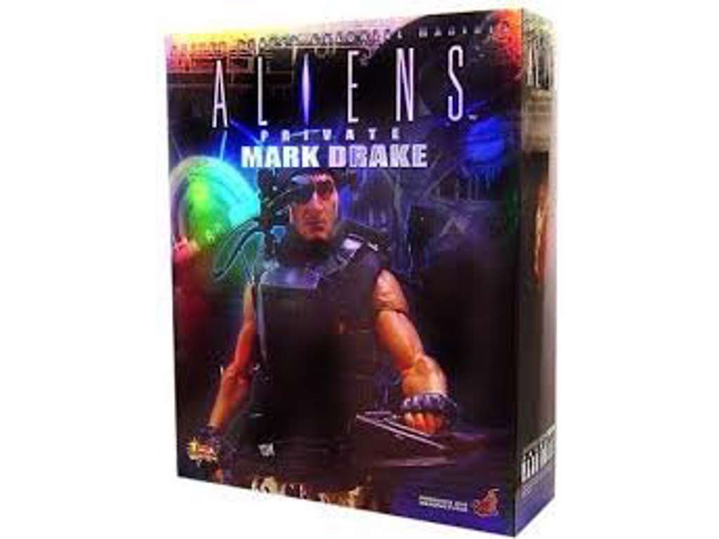 Private Mark Drake fra Aliens action figur på 30 cm fra Hot Toys