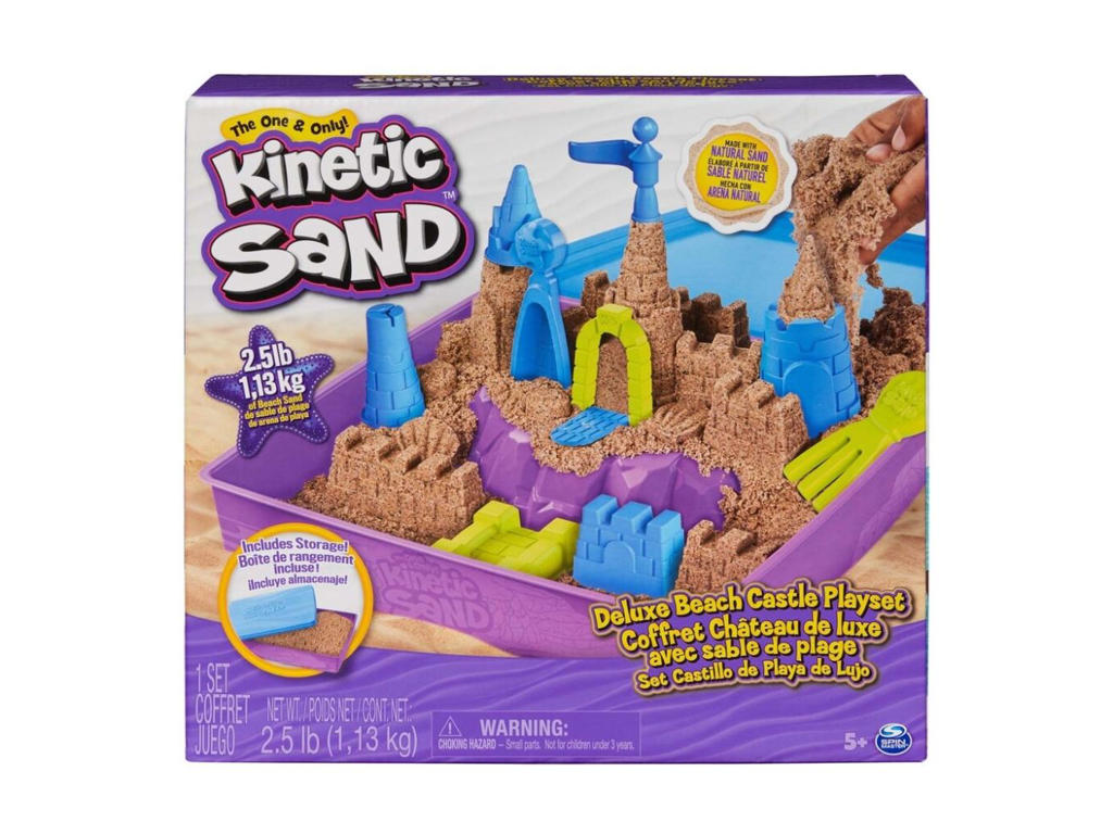 Kinetic Sand Deluxe Beach Castle Playset