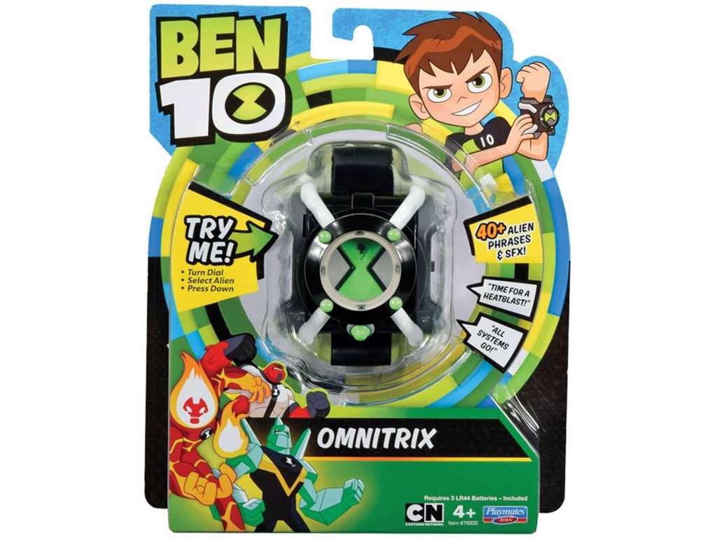 Ben 10 Omnitrix ur med 40+ lyde /dansk