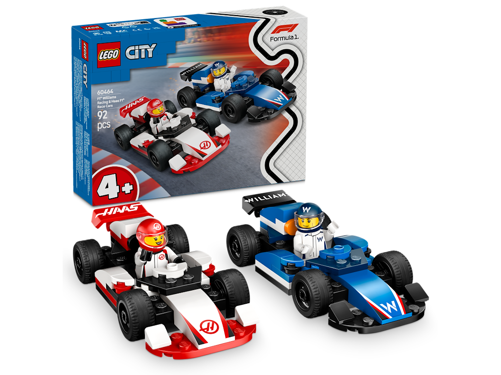 F1® Williams Racing og Haas F1®-racerbiler - 60464 - LEGO City Formula 1