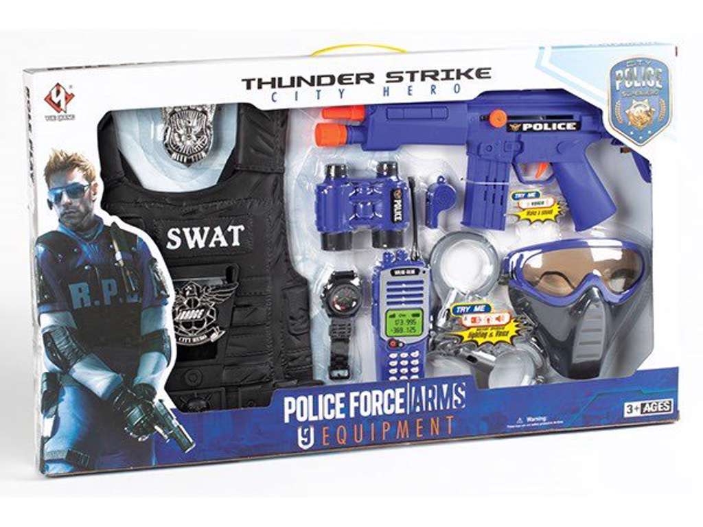 Stort S.W.A.T sæt med 9 dele