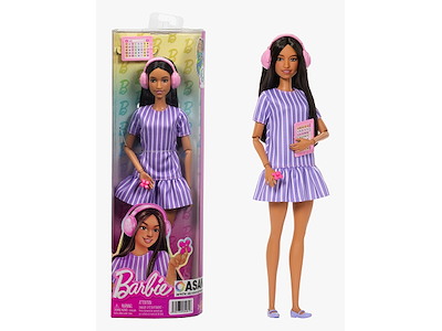 Barbie Fashionista Doll Stripes (Autism Awareness)