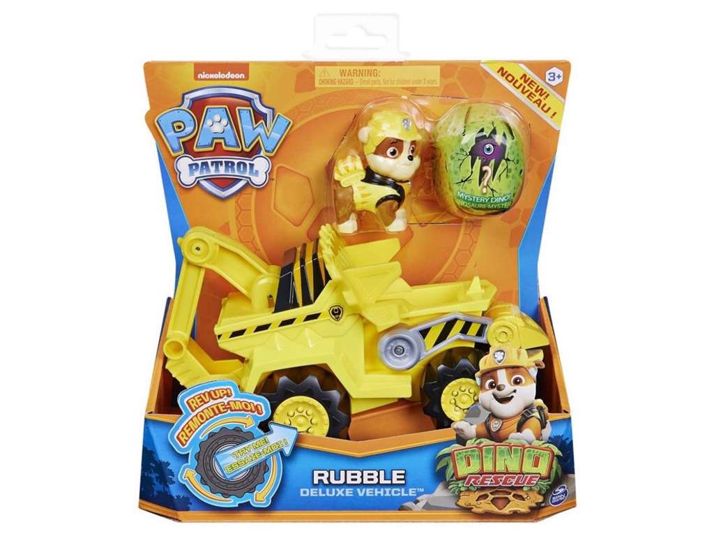 Paw Patrol Dino Deluxe med Rubble