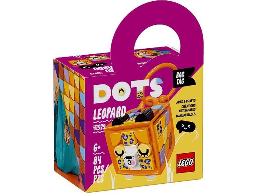 Lego DOTS - Taskevedhæng – leopard - 41929