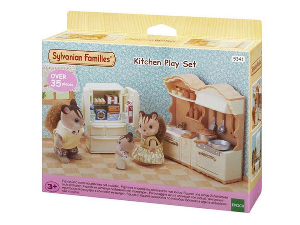 Landhus køkken med køleskab fra Sylvanian Families – 5341