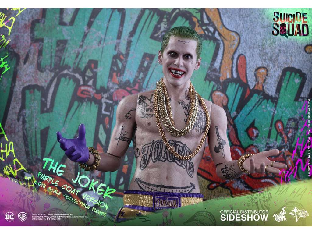 Suicide Squad action figur af 1/6 The Joker (Purple Coat Version) på 30 cm fra Hot Toys