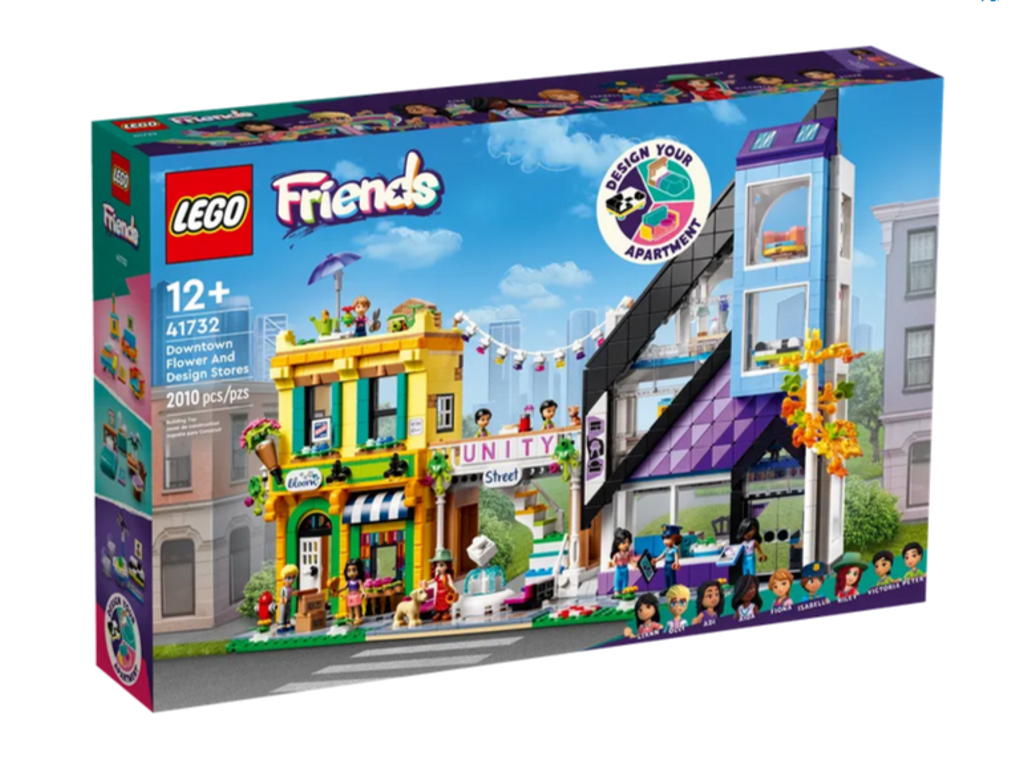 LEGO Friends - Midtbyens blomster- og designbutikker - 41732