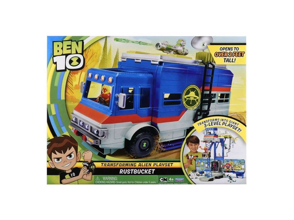 Ben 10 mega Rustbucket playset til basis figurer