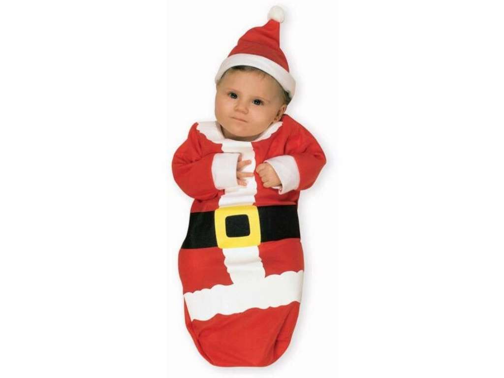 Julemands svøbekostume til baby
