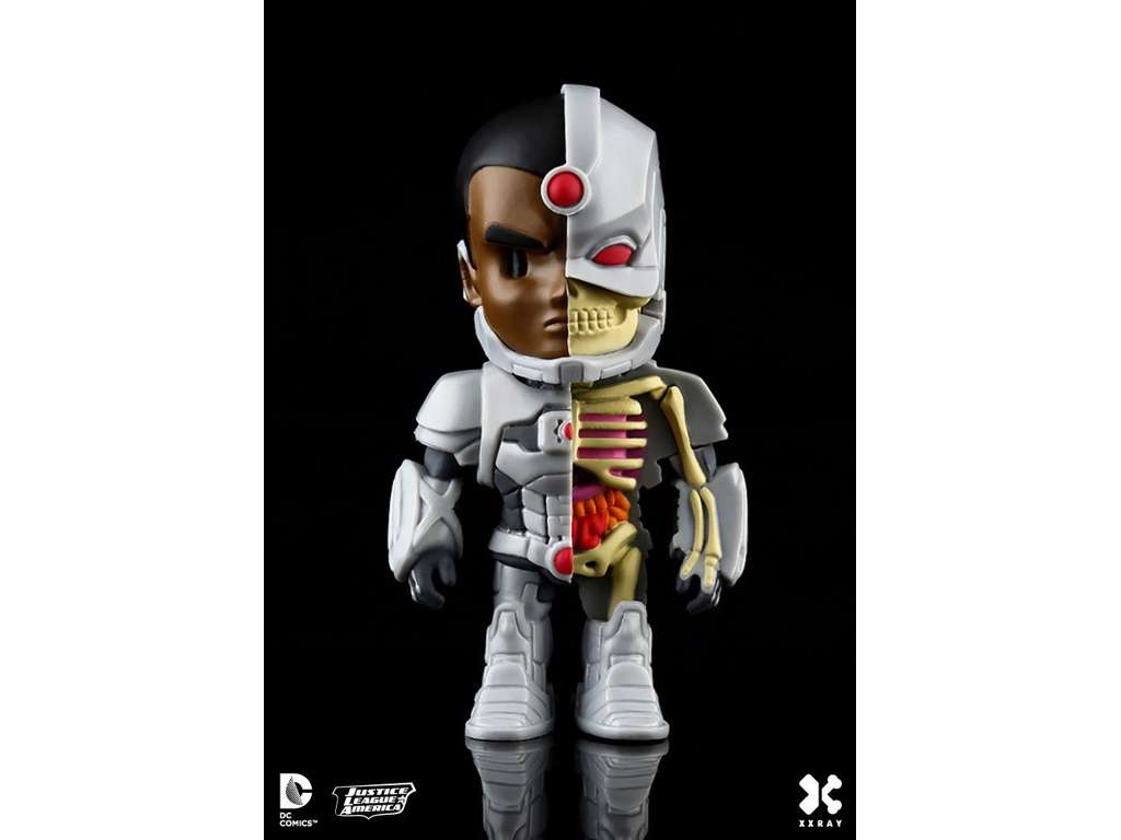 DC Comics XXRAY Figure Wave 2 Cyborg på 10 cm
