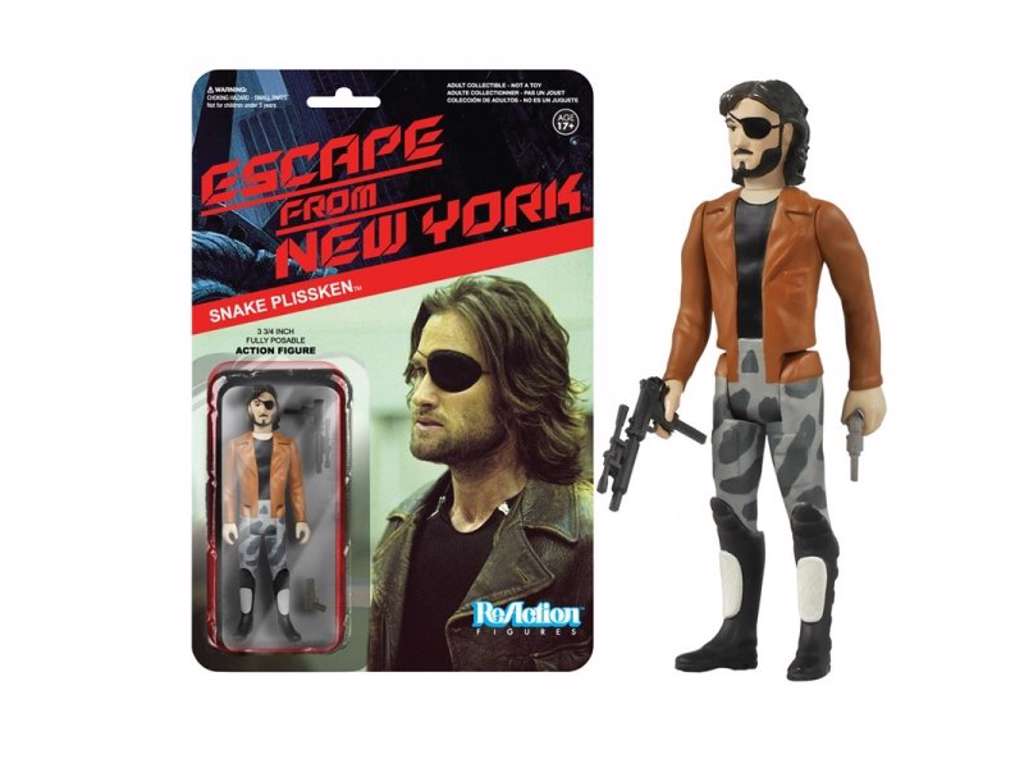Escape From New York "ReAction" action figur Snake Plissken jacket 10 cm fra Funko
