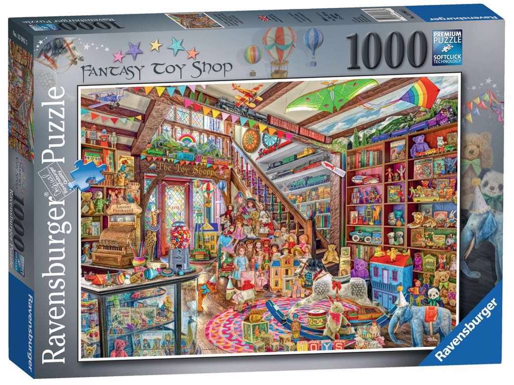 The Fantasy Toy Shop puslespil med 1000 brikker fra Ravensburger