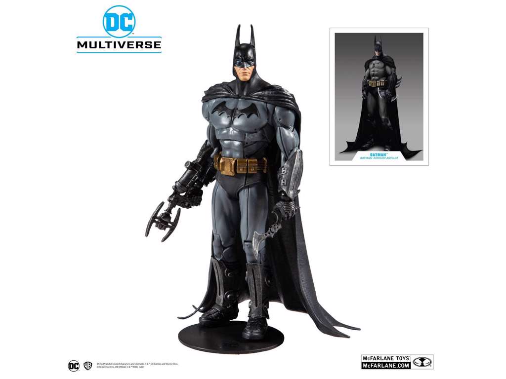 Batman Arkham Asylum action figur af Batman på 18 cm