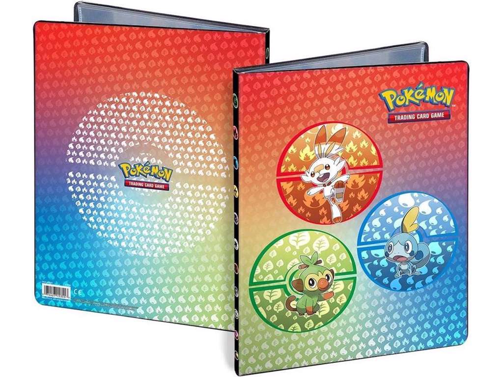 Pokémon Sword and Shield Galar starter pokemons A5 samlemappe