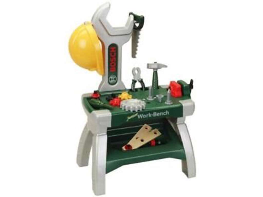 Bosch junior arbejdsbænk med legetøjsværktøj fra Klein