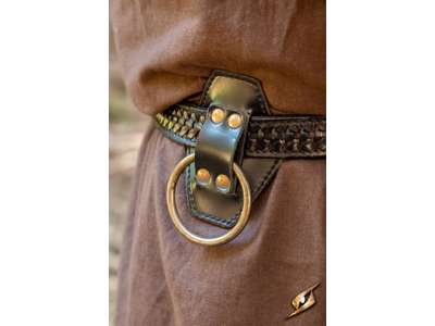 Ring Small - Faux Leather - Black