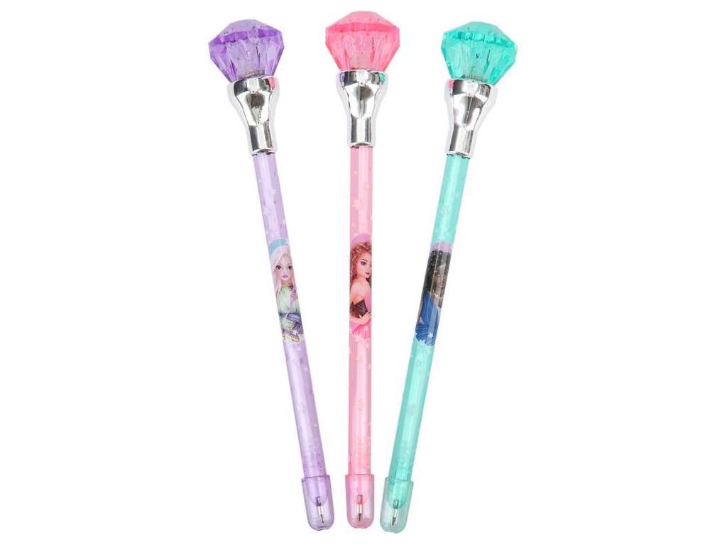 Top Model kuglepen med lys