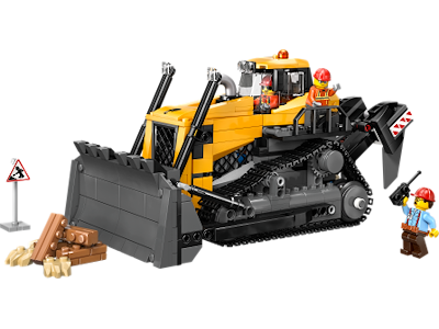 Gul bulldozer - 60466 - LEGO City Big Vehicles