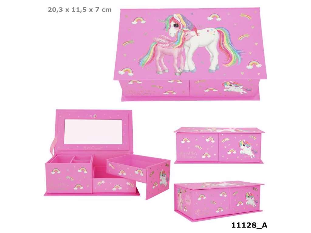 Ylvi & the Minimoomis smykkeskrin - pink