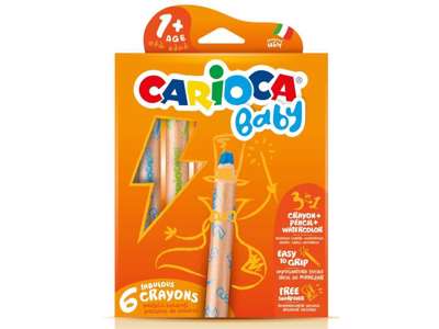 Carioca baby farveblyanter – 6 stk