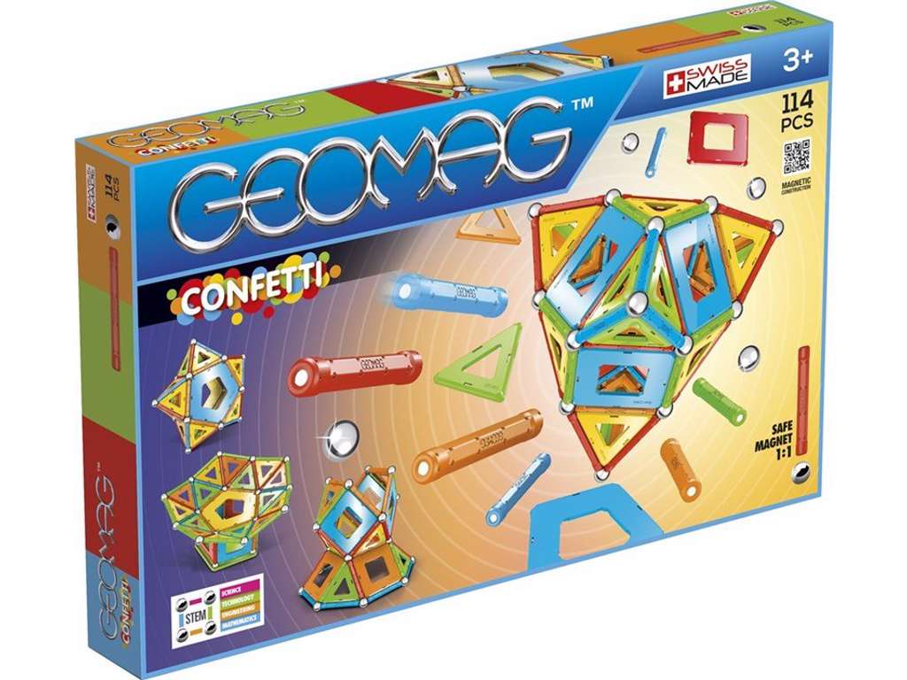 Geomag Confetti 114 dele