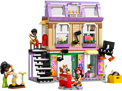 Musikbutik og lejlighed - 42653 - LEGO Friends