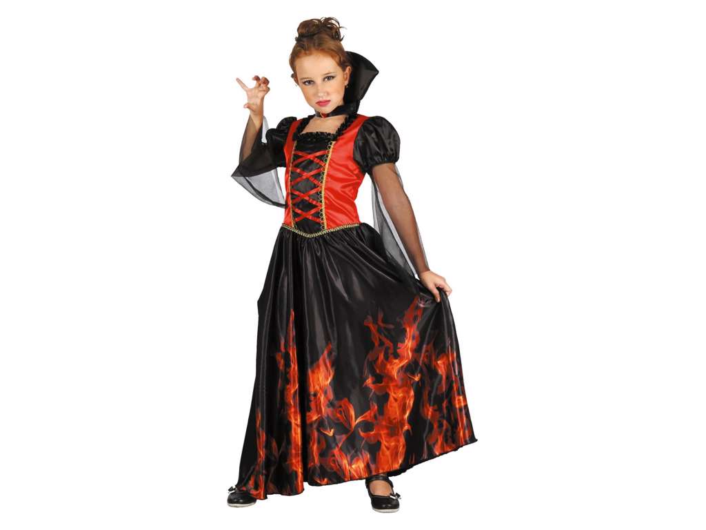 Flamme-vampyrinde kostume str 160