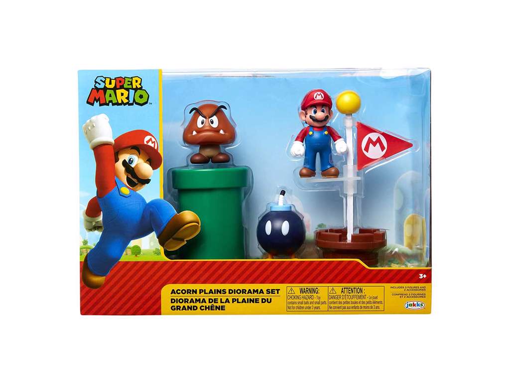Super Mario Acorn plains diorama sæt