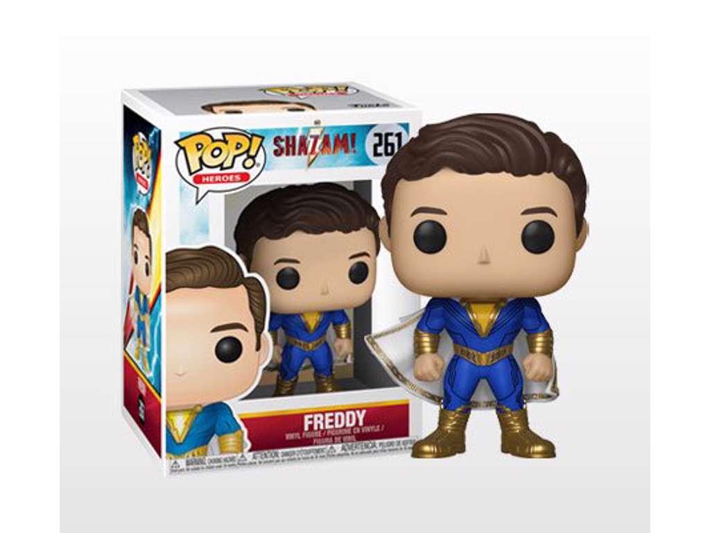 Shazam POP! vinyl figur af Freddy på 9 cm