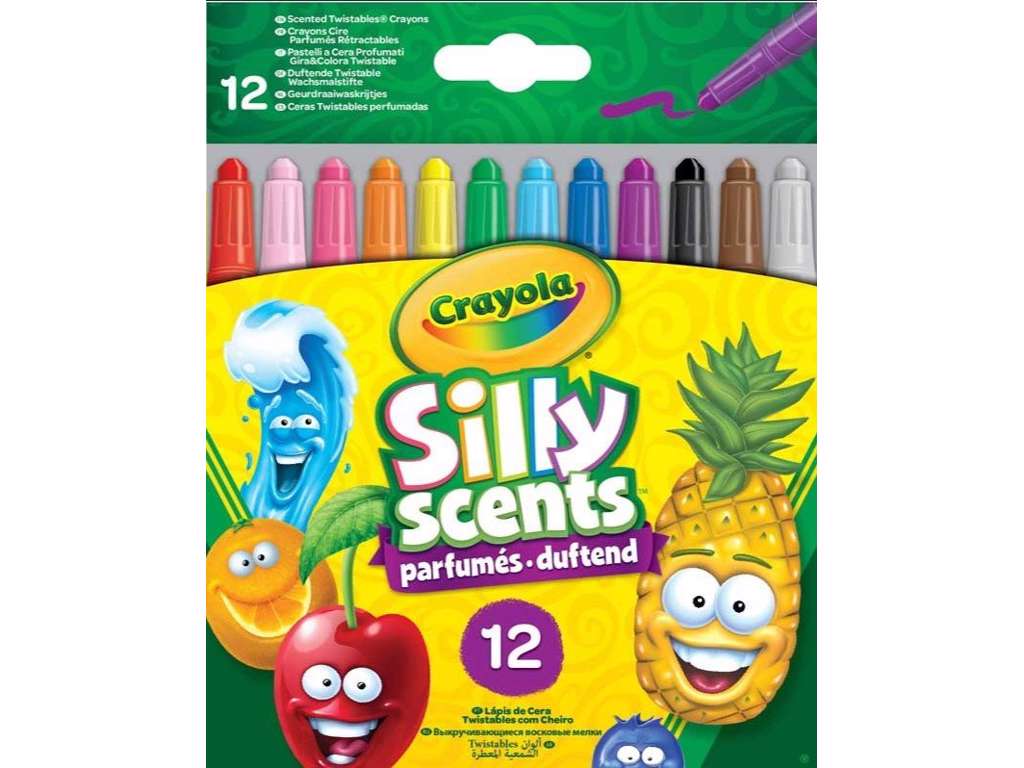 Duftende Crayola farvepen - 12 stk