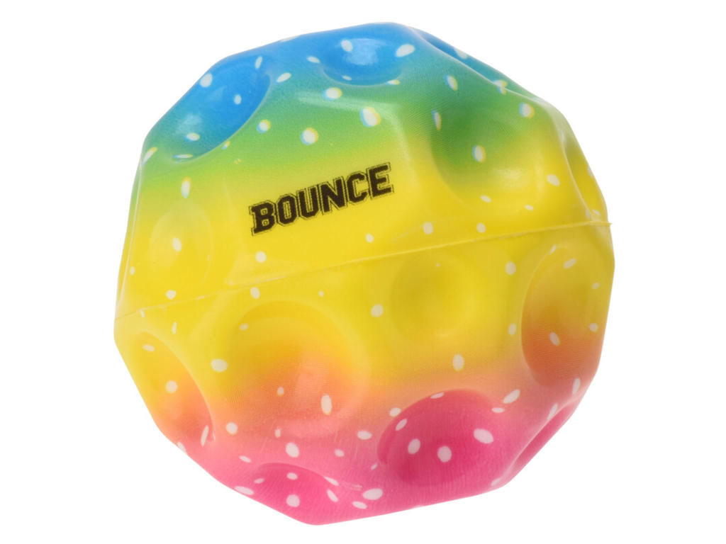 1 stk. Hoppebold regnbuefarver, Ø 7 cm