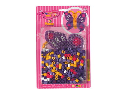 Hama Maxi perler & plade – sommerfugl (lille blister)