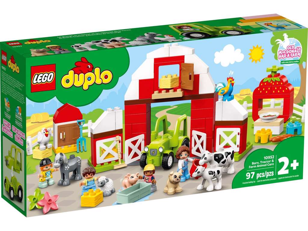 LEGO DUPLO Town - Lade, traktor og pasning af bondegårdsdyr - 10952