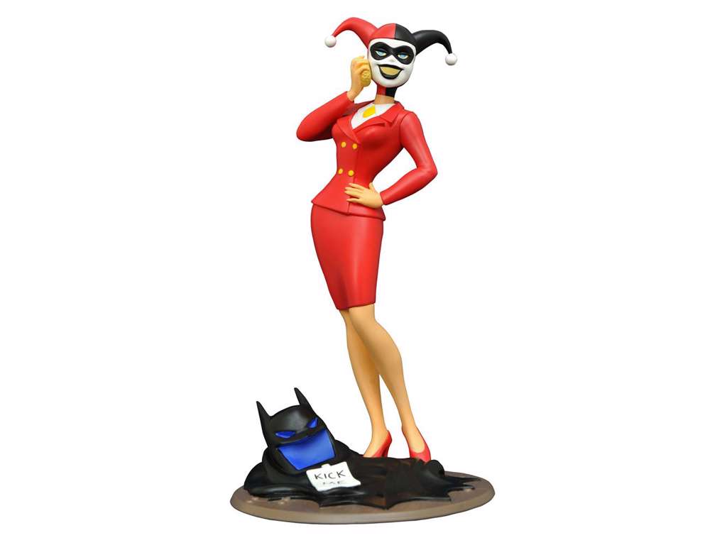 Batman The Animated Series Gallery statue af The Man Who Killed Batman Harley Quinn på 23 cm