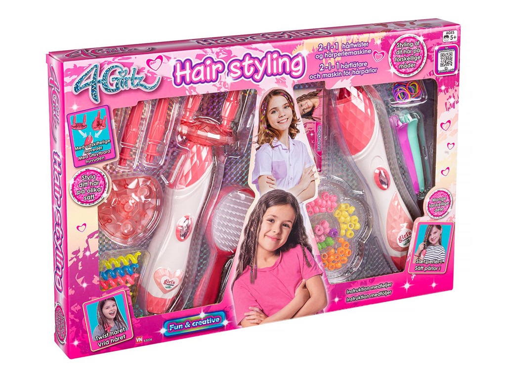 4-GIRLZ 2 i1 Mega hårsæt