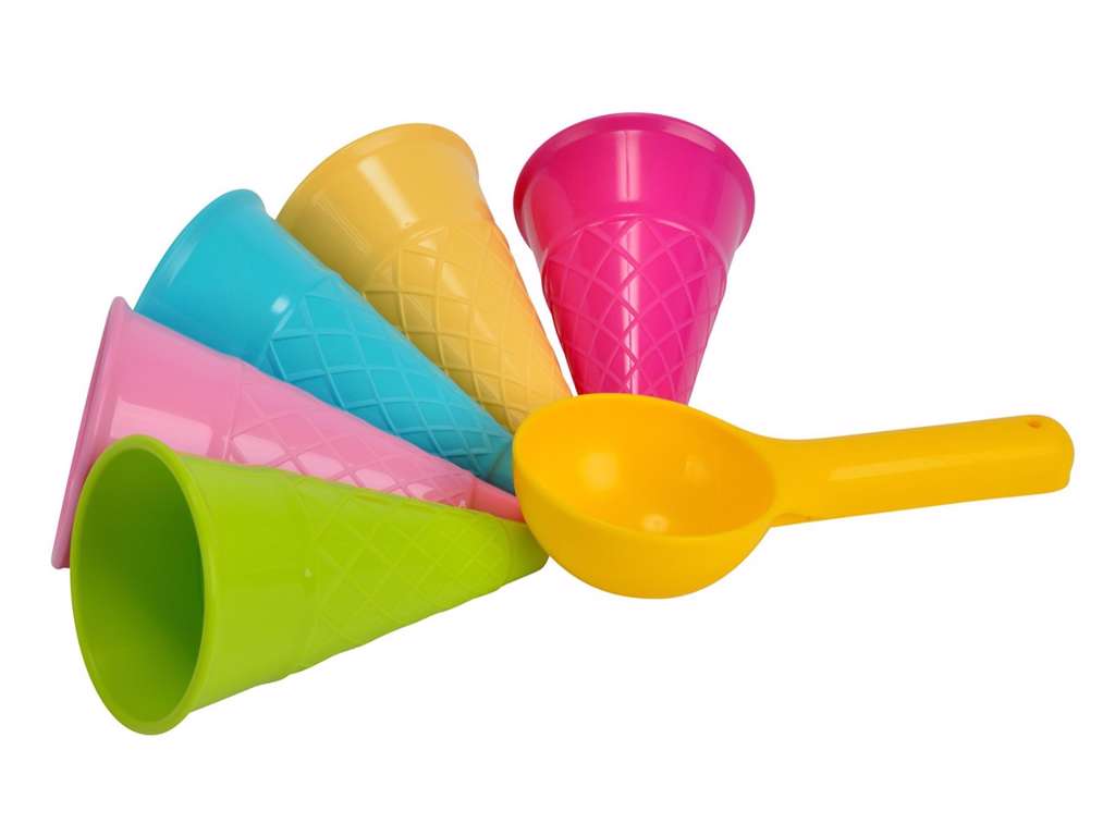 5 vaffelforme og kugleske fra Wader