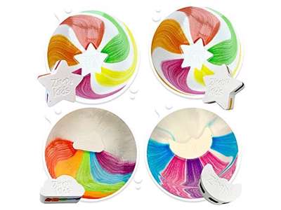 Zimpli Kids Baff Bombz - Regbue, måne, rumraket og stjerne