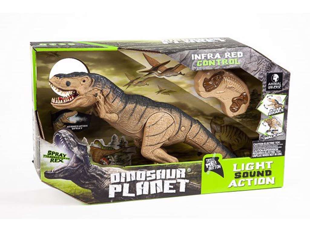 Fjernstyret Tyrannosaurus med lyd og lys