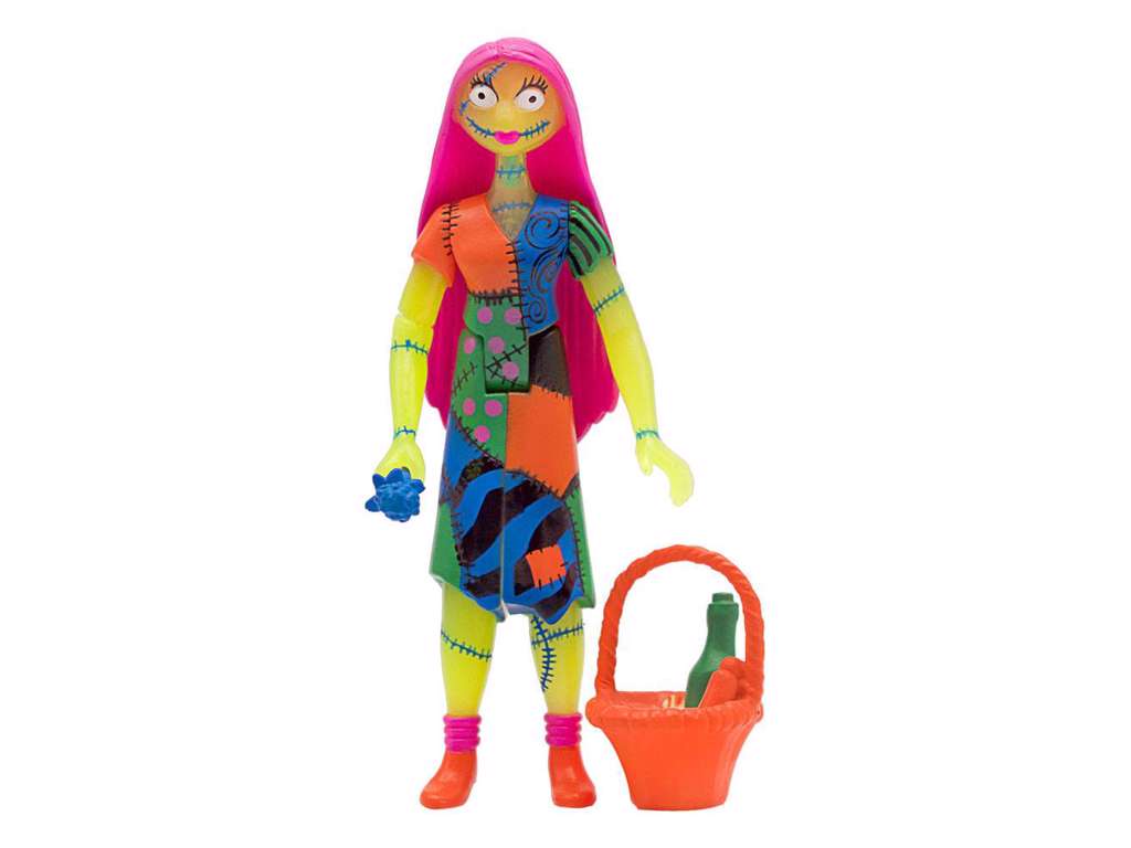 Nightmare Before Christmas ReAction Action Figur af Sally GITD (SDCC 2020) på 10 cm
