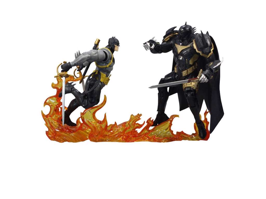 DC Multiverse Batman vs Azrael Batman Armor  actionfigurer på 18 cm
