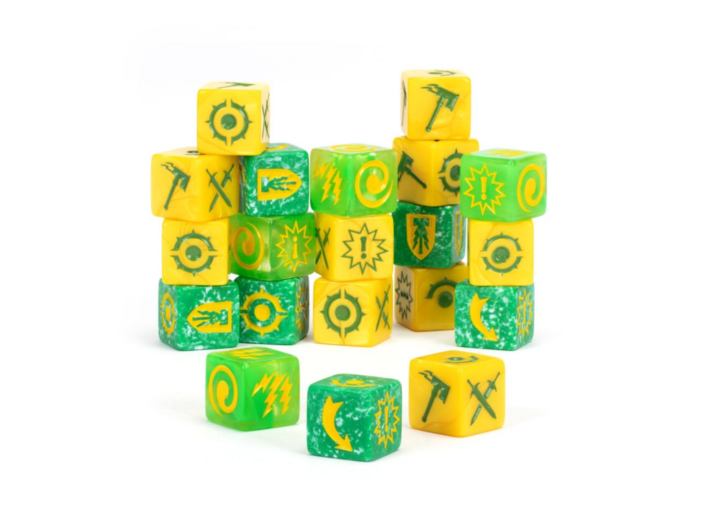 Warhammer Underworlds Direchasm  - Grand alliance destruction terning sæt