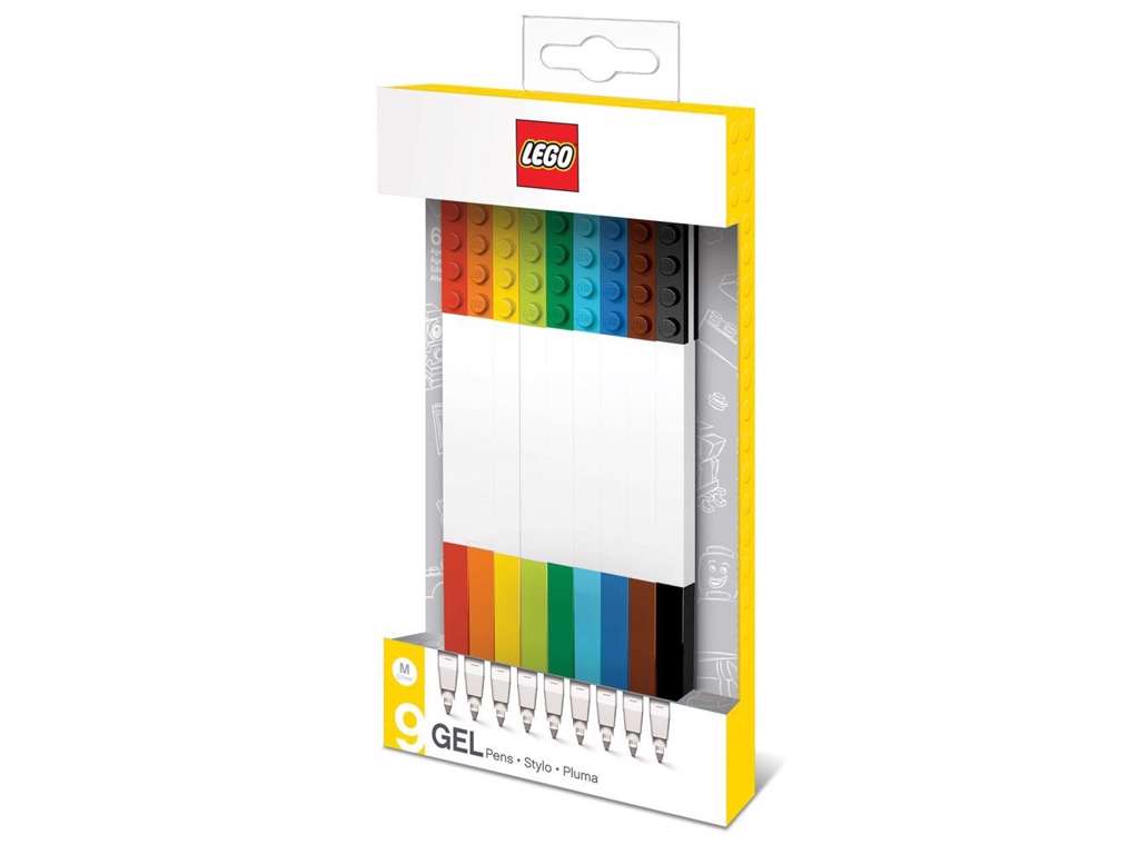 LEGO gel pens 9-pak