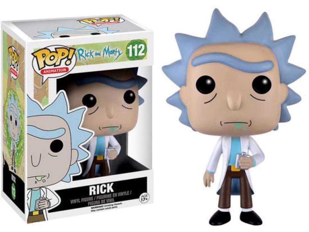 Rick and Morty POP! vinyl figur af Rick på 9 cm