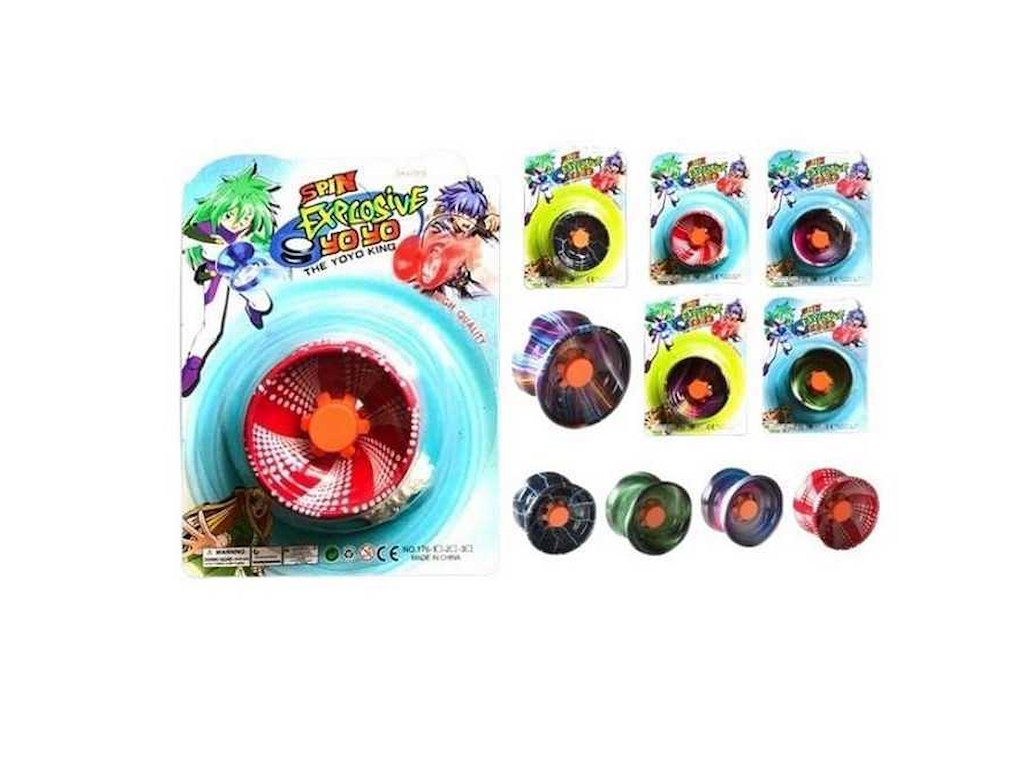 Yo-Yo 6 x 4 cm – 1 stk. Assorteret