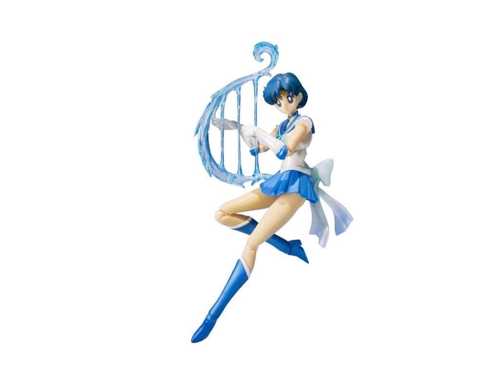Sailor Moon SuperS S.H. Figuarts action figur af Sailor Mercury på 14 cm