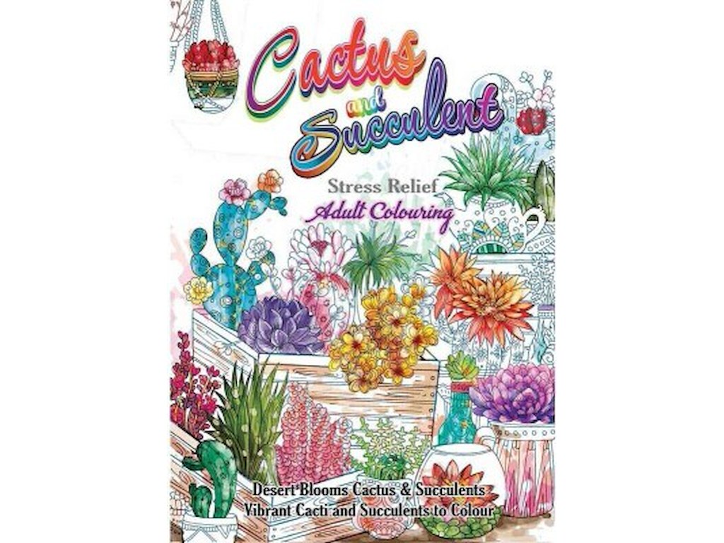 Malebog A4 Cactus & Succulent – 32 sider