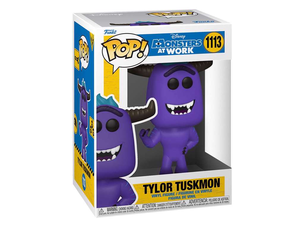 Monsters at Work POP! Disney Vinyl Figure Tylor Tuskmon 9 cm