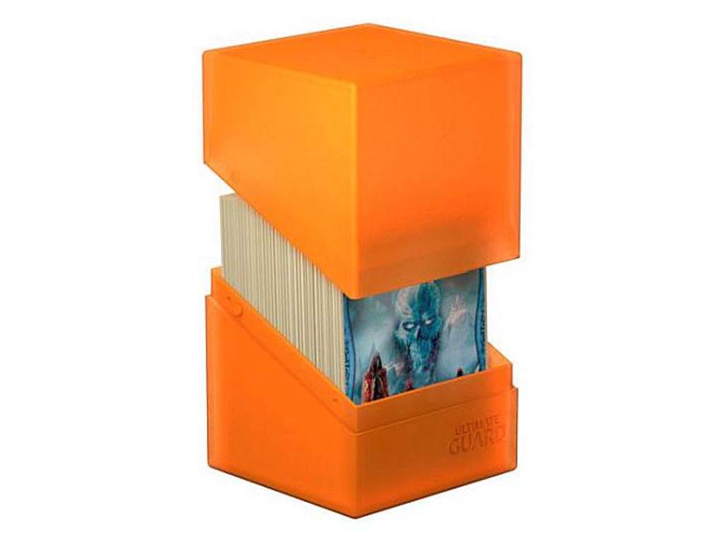 Ultimate Guard BoulderTM Deck Case 100+ 1 Standard Size Poppy Topaz - Ultimate Guard Boulder Deck Case 100+ Standard Size Ruby - Æske til samlekort