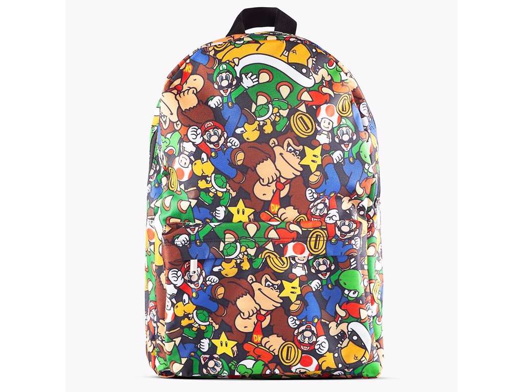 Nintendo rygsæk med Super Mario karakterene